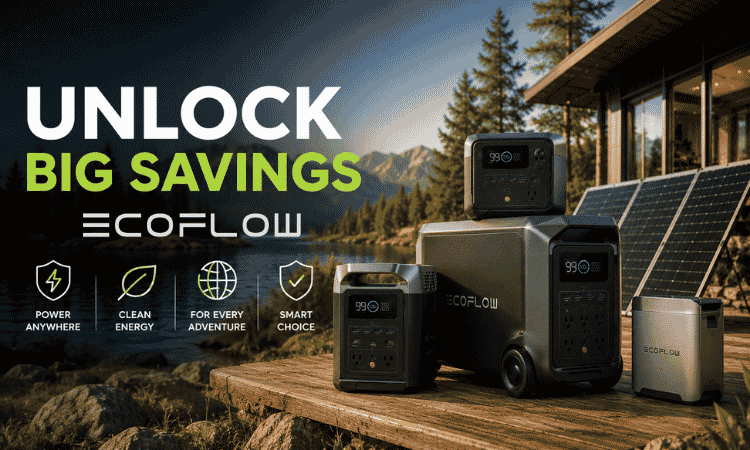 Unlock Big Savings at EcoFlow CA– Power Anywhere for Less