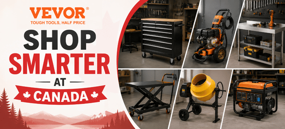 Shop Smarter at VEVOR Canada – Products, Deals & Everyday Savings
