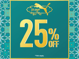 Puma Ramadan Sale: Get Extra 25% OFF on Outlets Items + Additional 10% OFF on Selected Items