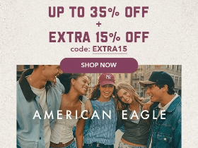 American Eagle Discount Code: Get Up to 35% OFF + Extra 15% OFF | Limited Time Deal [10.10 Sale]